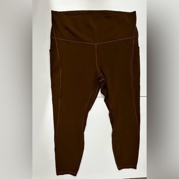 Lululemon Roasted Brown Align HR Women's Leggings with Pockets-25" - Picture 3 of 5